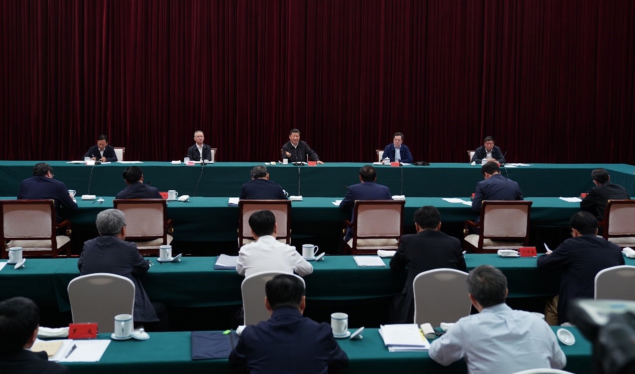 2019年5月20日至22日，中共中央總書記、國家主席、中央軍委主席習(xí)近平在江西考察，主持召開推動(dòng)中部地區(qū)崛起工作座談會(huì)并發(fā)表重要講話。新華社記者 謝環(huán)馳 攝 